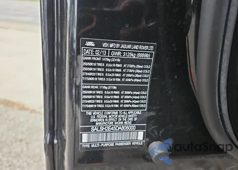 SALSH2E45DA806000